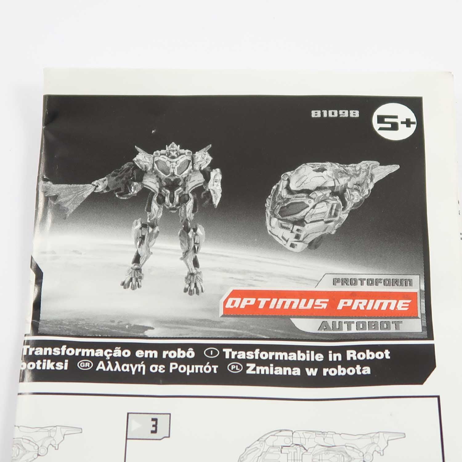 Optimus Prime Protoform Transformers
